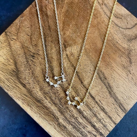 2 Taurus Zodiac 18k White/Yellow GP Necklaces - Picture 6 of 9